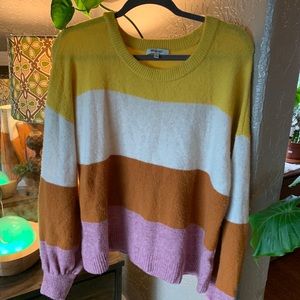 madewell soft balloon sleeve sweater